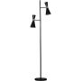 Abruzzo Salvatore ABRLPS2XE27 lampa stojąca 2x20 W czarna-złota zdj.1