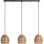 Abruzzo Boho ABRLW9BHE27 lampa wisząca 3x40 W brązowa zdj.1