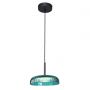 Italux Colle PND48529BKBLU lampa wisząca 1x12 W zielona zdj.2