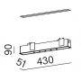 Aqform Lens Line 30173M927F30012 lampa do zabudowy czarna zdj.2