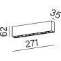 Aqform Rafter 40525L927FW0013 lampa podsufitowa zdj.2