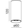 Aqform Pet 47029M940F3PH13 lampa podsufitowa 1x8 W biała zdj.2