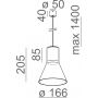 Aqform Modern Glass 504710000U8PH12 lampa wisząca zdj.2