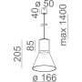 Aqform Modern Glass 597230000U8PH19 lampa wisząca zdj.2