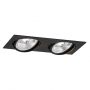 Argon Olimp Plus 1047BZ lampa do zabudowy 2x12 W czarna zdj.1