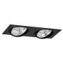 Argon Olimp Plus 1047BZ lampa do zabudowy 2x12 W czarna zdj.3