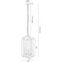 Argon Bodrum 1251 lampa wisząca 3x15 W biała zdj.2