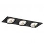 Argon Olimp 1329 lampa do zabudowy 3x6 W czarna zdj.1