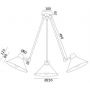 Argon Altea 1452 lampa podsufitowa 3x15 W czarna zdj.2