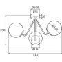 Argon Tomar 1477 lampa podsufitowa 3x15 W chrom zdj.2