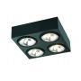 Argon Rodos 1553 lampa podsufitowa 4x6 W czarna zdj.1