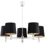 Argon Bolzano Plus 2104 lampa podsufitowa 5x15 W czarna zdj.3