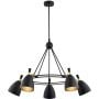 Argon Charlotte 2118 lampa wisząca 5x15 W czarna zdj.1