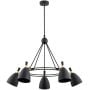 Argon Charlotte 2118 lampa wisząca 5x15 W czarna zdj.3