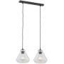 Argon Decorato 854 lampa wisząca 2x15 W czarna zdj.1