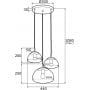 Argon Trini 1492 lampa wisząca zdj.2