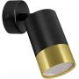 Strühm Puzon 04276 kinkiet 1x35 W czarny-złoty zdj.1