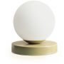 Aldex Ball 1076B12S lampa stołowa 1x10 W zielona zdj.1