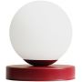 Aldex Ball 1076B15S lampa stołowa 1x10 W czerwona zdj.1