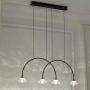 Altavola Design Tiffany LA059CL2black lampa wisząca 4x3 W czarna zdj.2