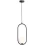 Aldex Riva 1086G1 lampa wisząca 1x40 W czarna zdj.1