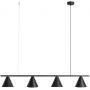 Aldex Form 1108L1 lampa wisząca 4x15 W czarna zdj.1