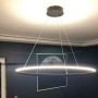 Altavola Design Ledowe Okręgi LA073P60in3k32Wblack lampa wisząca zdj.4