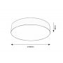 Rabalux Dolen 75066 plafon 3x9 W czarny zdj.2