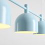 Aldex Beryl 976E29 lampa wisząca 3x15 W niebieska zdj.3