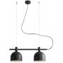 Aldex Beryl 976H1 lampa wisząca 2x60 W czarna zdj.1
