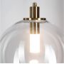 Altavola Design Polar LA019Pclear lampa wisząca 1x6 W przezroczysta-złota zdj.5