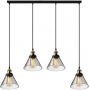 Altavola Design New York Loft LA034CL4smoky lampa wisząca 4x40 W mosiądz-przydymiona zdj.1