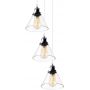 Altavola Design New York Loft LA034CO3chrom lampa wisząca 3x40 W chrom-przezroczysta zdj.2
