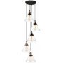 Altavola Design New York Loft LA034CO5 lampa wisząca 5x40 W mosiądz-przezroczysta zdj.1