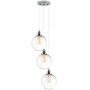 Altavola Design New York Loft LA035CO3chrom lampa wisząca 3x40 W chrom-przezroczysta zdj.1