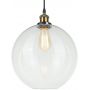 Altavola Design New York Loft LA035PMAX lampa wisząca 1x40 W mosiądz-przezroczysta zdj.1