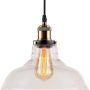 Altavola Design New York Loft LA040Pclear lampa wisząca 1x40 W mosiądz-przezroczysta zdj.1