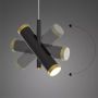 Altavola Design Lunette LA062CL3black lampa wisząca 6x3 W czarna zdj.5