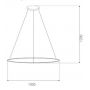 Altavola Design Led Shape LA073P100in4ksilverdimm lampa wisząca 1x38 W srebrna zdj.2