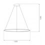 Altavola Design Led Shape LA073P120in3ksilverdimm lampa wisząca 1x45 W srebrna zdj.2