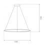 Altavola Design Led Shape LA073P120in4ksilverdimm lampa wisząca 1x45 W srebrna zdj.2