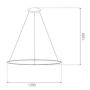 Altavola Design Led Shape LA073P120in4ksilver lampa wisząca 1x45 W srebrna zdj.2
