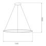 Altavola Design Led Shape LA073P150in3ksilverDali lampa wisząca 1x80 W srebrna zdj.2