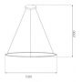 Altavola Design Led Shape LA073P150in3ksilverdimm lampa wisząca 1x57 W srebrna zdj.2