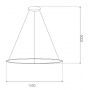 Altavola Design Led Shape LA073P150in4ksilverDali lampa wisząca 1x45 W srebrna zdj.2