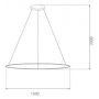 Altavola Design Led Shape LA073P150in4ksilver lampa wisząca 1x57 W srebrna zdj.2