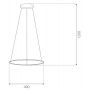 Altavola Design Led Shape LA073P40in4ksilverdimm lampa wisząca 1x15 W srebrna zdj.2