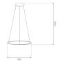 Altavola Design Led Shape LA073P40in4ksilver lampa wisząca 1x15 W srebrna zdj.2