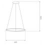 Altavola Design Led Shape LA073P60in3ksilverDali lampa wisząca 1x60 W srebrna zdj.2