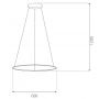 Altavola Design Led Shape LA073P60in3ksilver lampa wisząca 1x23 W srebrna zdj.2